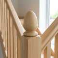 32mm Turned Newel Cap Unfinished