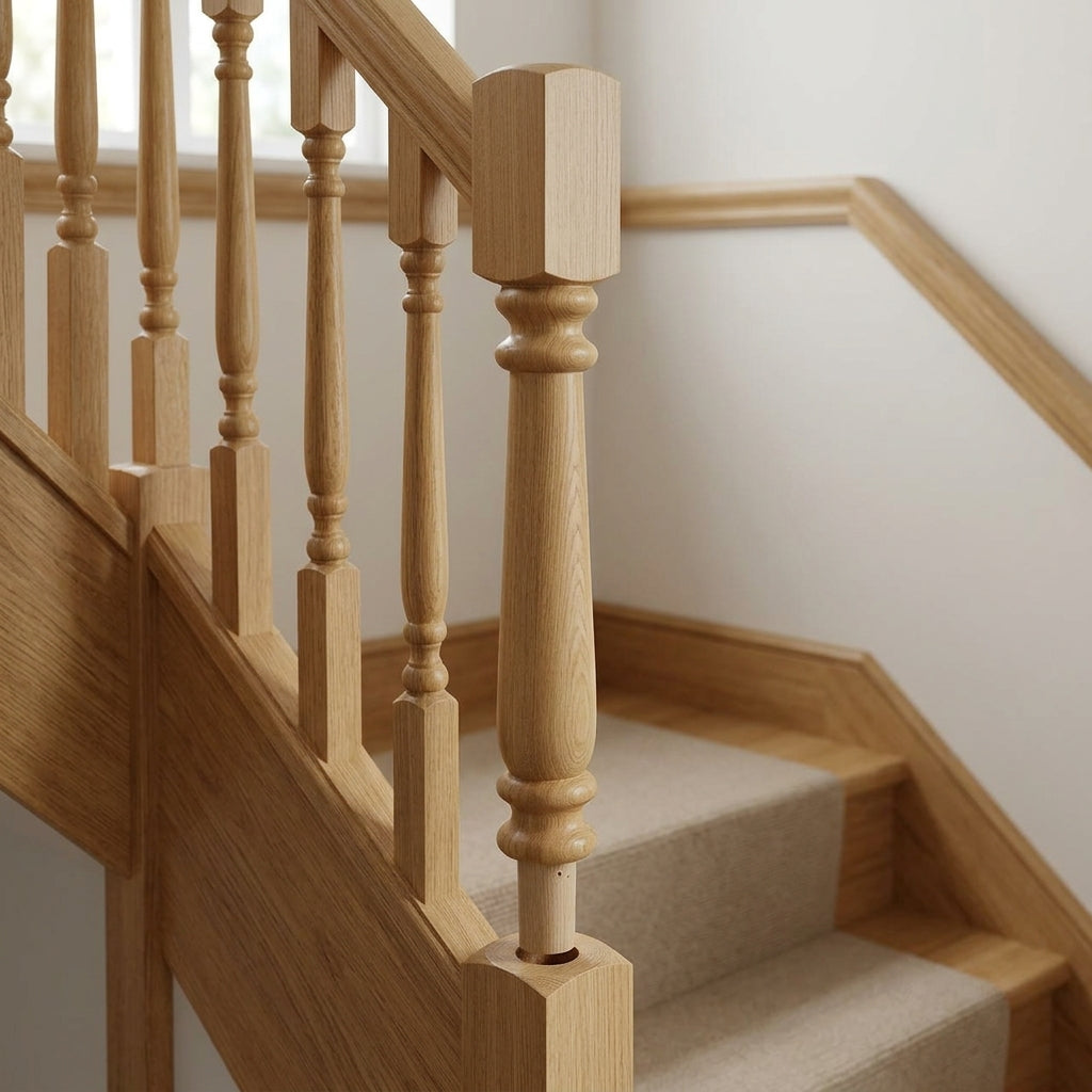 90mm Newel Post Pine 210 Peg