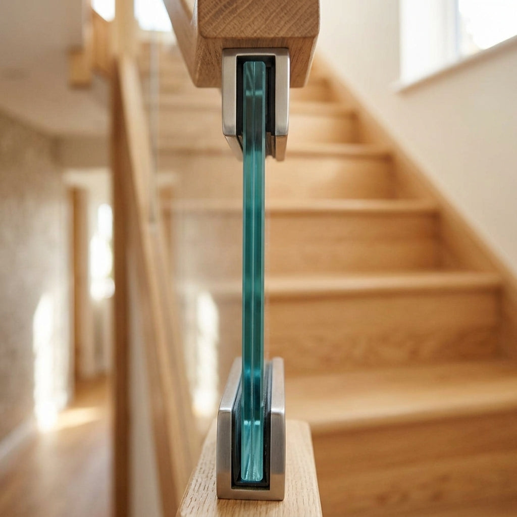200mm Glass Panel 4 Pack for Staircases (view 2)