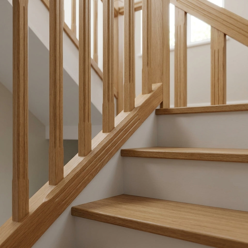 41-55mm Stair Spindle Pine or Oak Contemporary Design