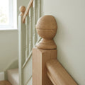 32mm Half Langley Turned Newel Cap Unfinished