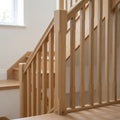 Newel Post 90mm x 90mm Oak Chamfered