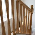 41x41mm Twist Stair Spindle Oak or Pine