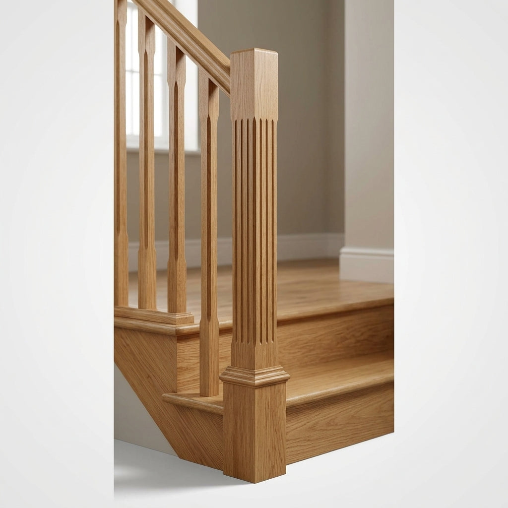 115mm Newel Post Oak 416 Peg