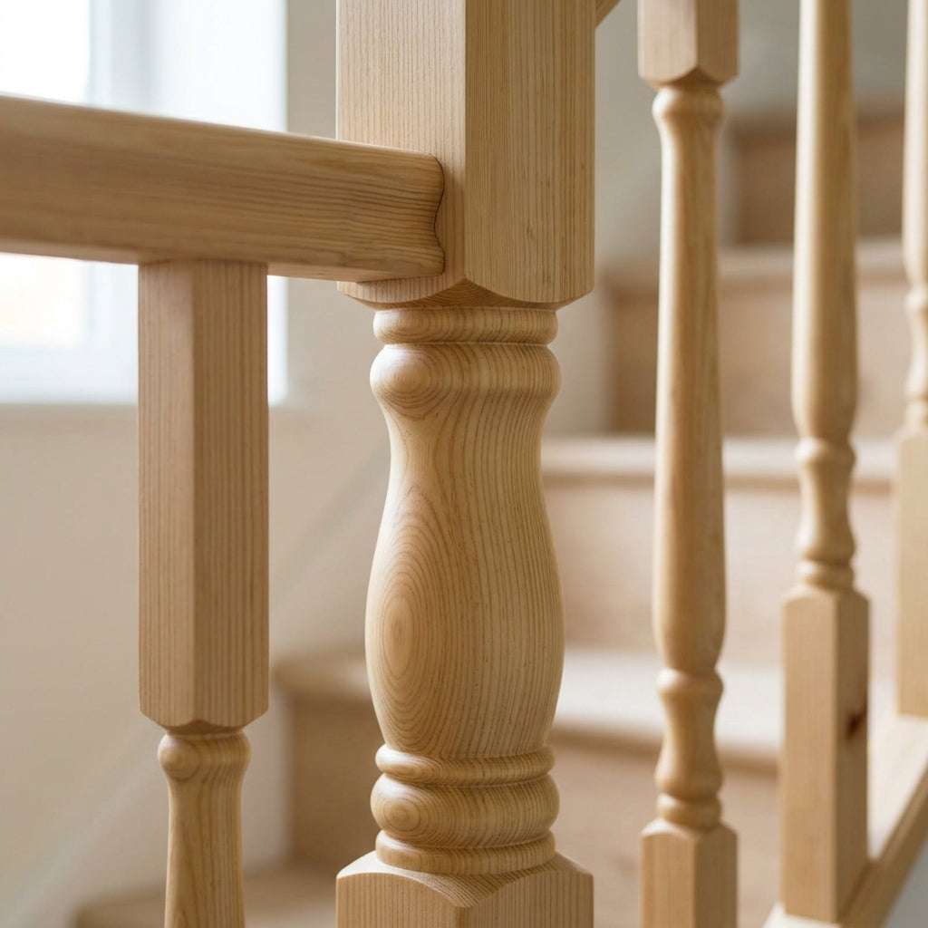 90mm Durham Newel Post Pine 416 Peg (view 2)