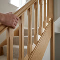 32mm-55mm Stop Chamfered Stair Spindle in Pine or Oak