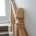 Half Hamsterley Fluted Newel Cap 32mm Dowel