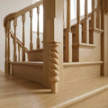 90mm Slaley Newel Post Oak 205 Peg