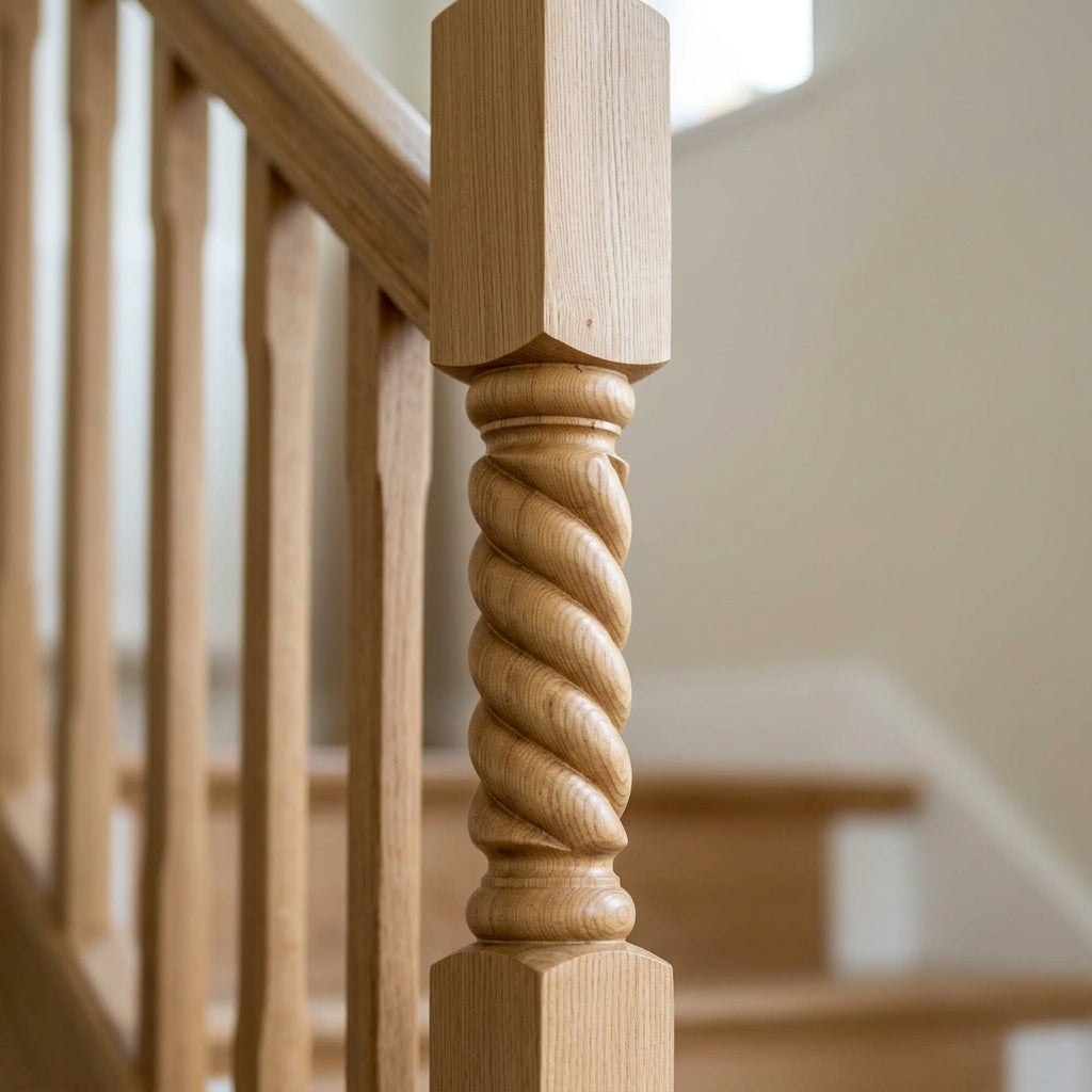 90mm Slaley Newel Post Oak 416 Peg (view 2)