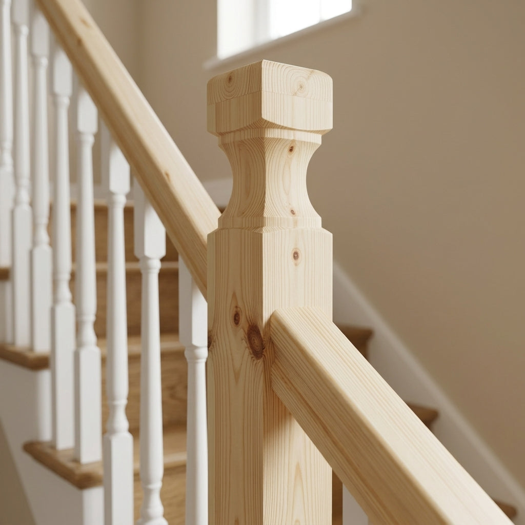 1500mm x 115mm Newel Post Pine (view 2)