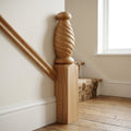 Half Berwick Twisted Newel Cap 32mm Dowel