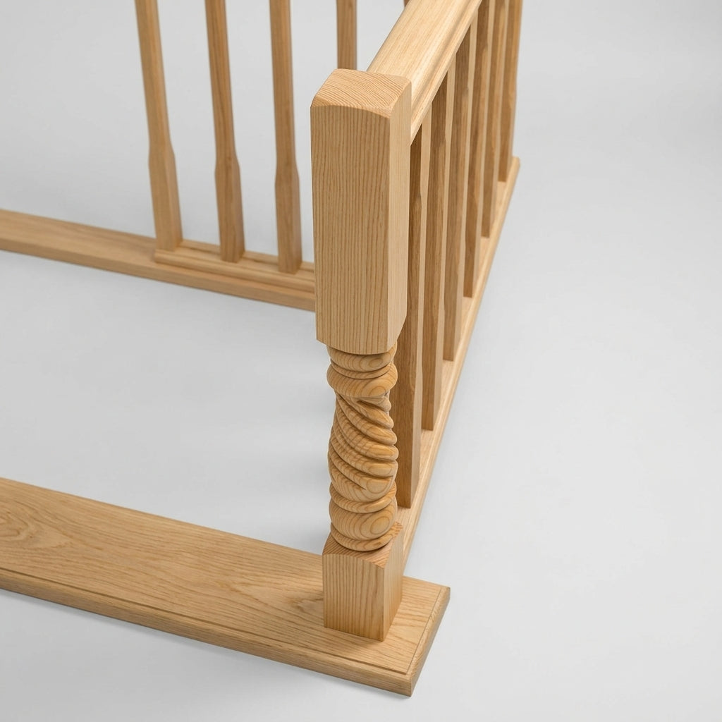 90mm Newel Post Pine 416 Peg