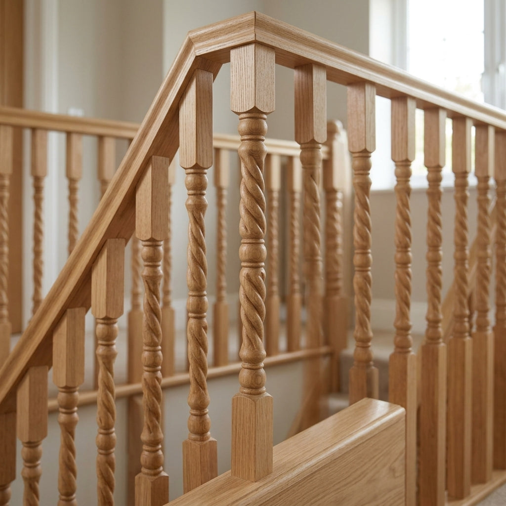 41-55mm Stair Spindle Pine or Oak Traditional Design