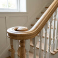 Pigs Ear Handrail 3m Wood Wall-Mounted Safety Rail