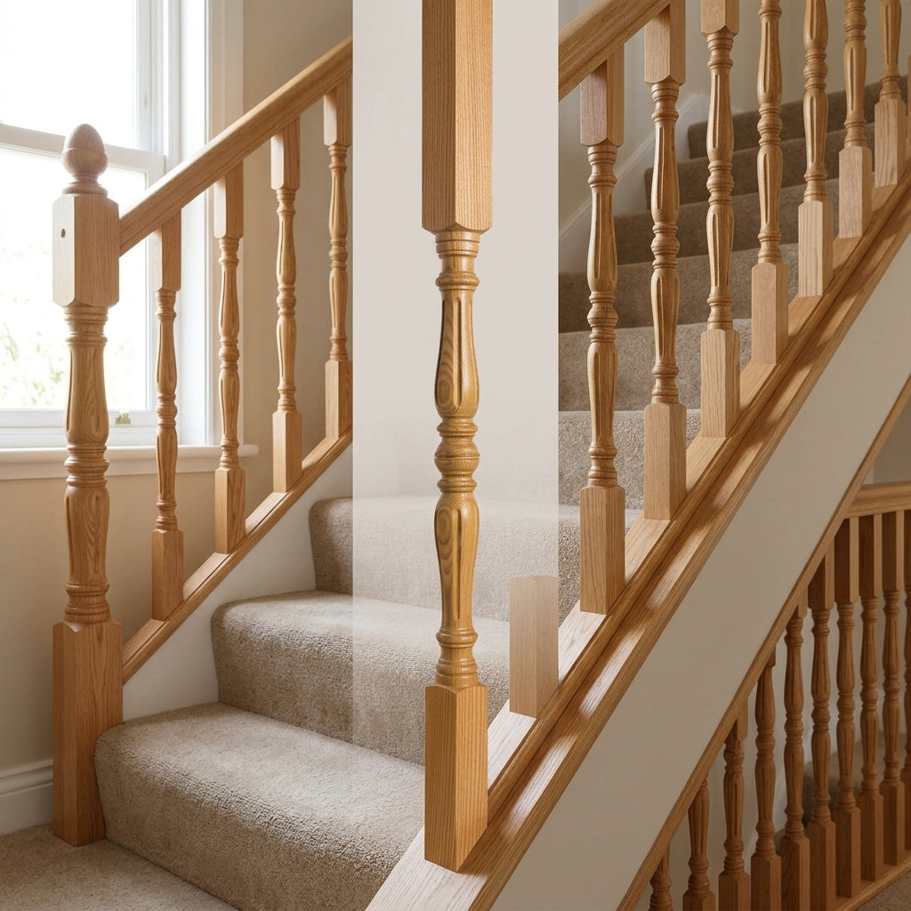 41-55mm Stair Spindle Pine or Oak