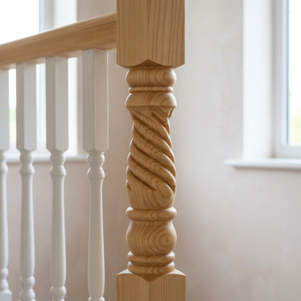 90mm Newel Post Pine 416 Peg (view 2)