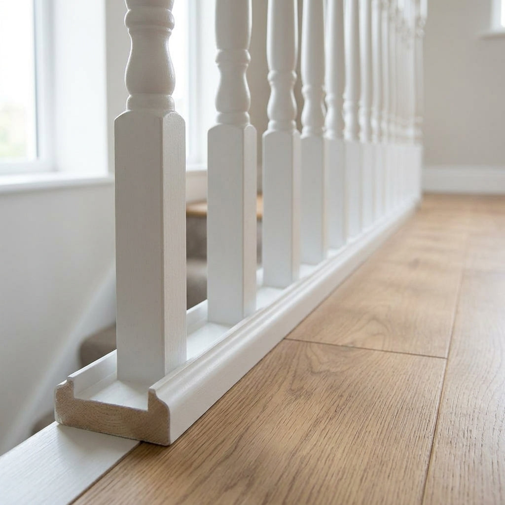 55 x 22mm Baserail White Primed with Infill
