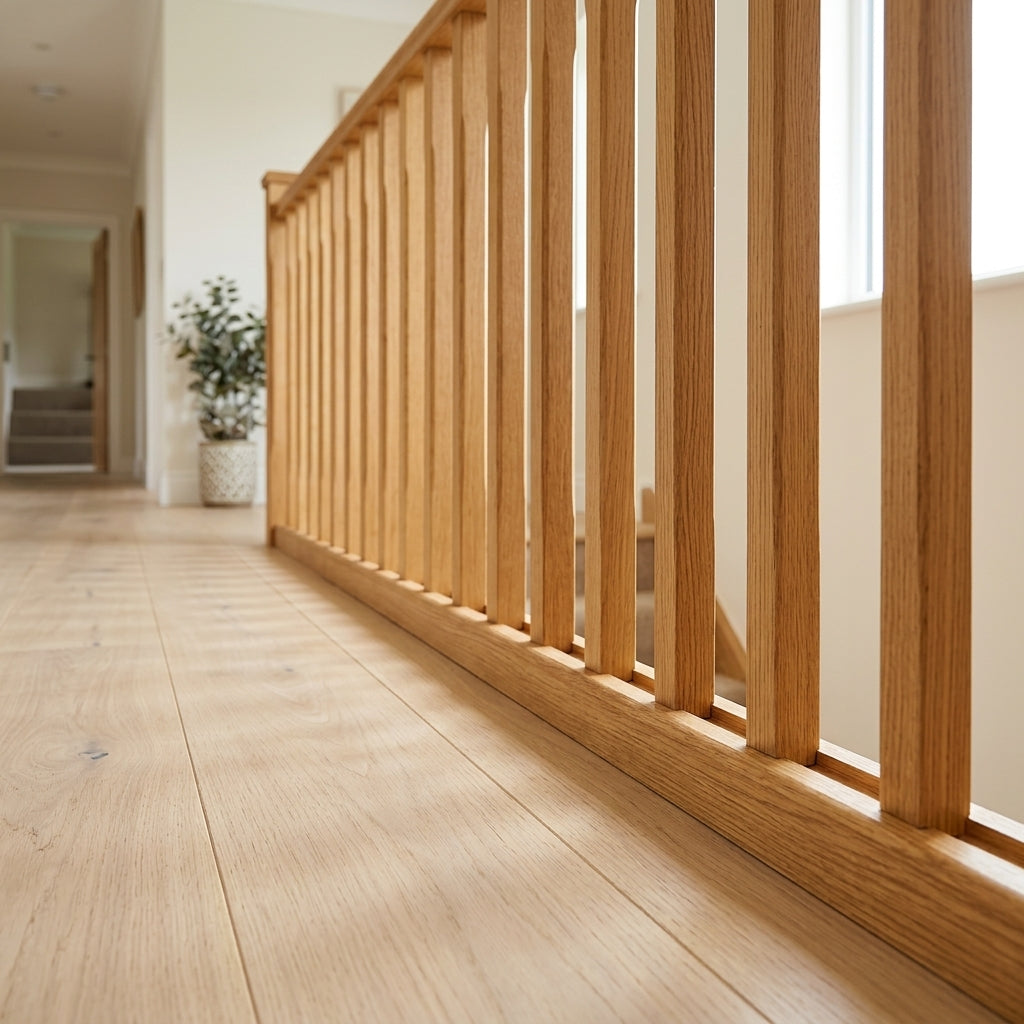 82 x 20mm Baserail Solid Timber with 55mm Groove