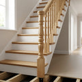 210mm Newel Post – Reeded Pine or Oak