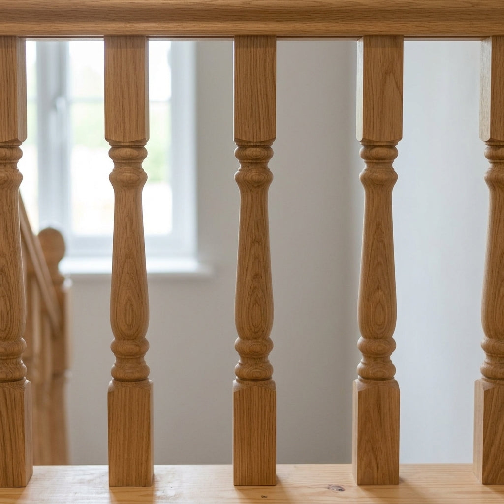 41mm & 55mm Auckland Stair Spindle Oak & Pine (view 2)