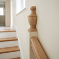 32mm Newel Cap - Half Lamesley Turned - Unfinished