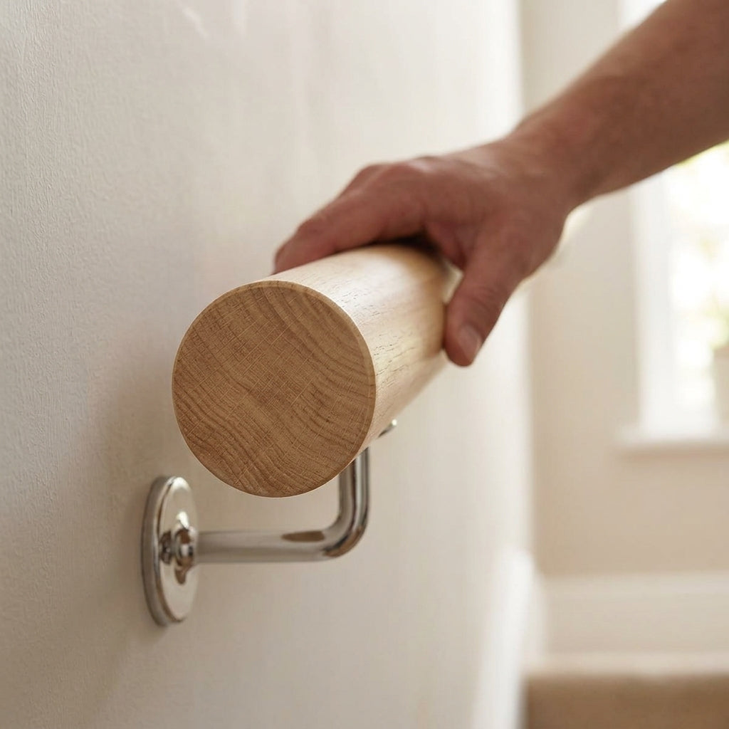 54mm Wall-Mounted Round Handrail Kit (view 2)