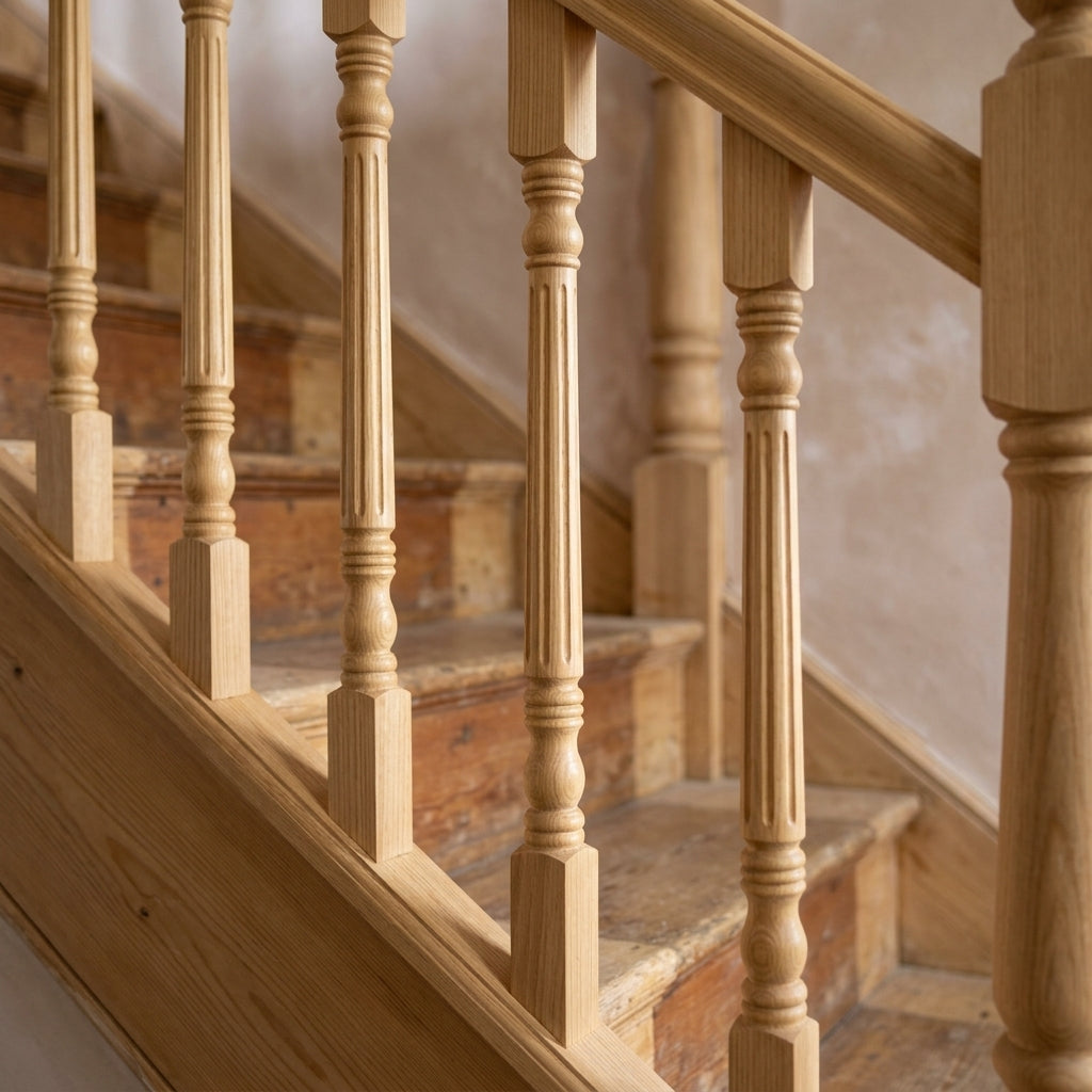 41-55mm Hexham Stair Spindle Pine/Oak