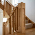 210mm Newel Post Oak or Pine Panelled Design