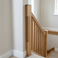 Half 210 Newel Post White Primed Pine 90mm