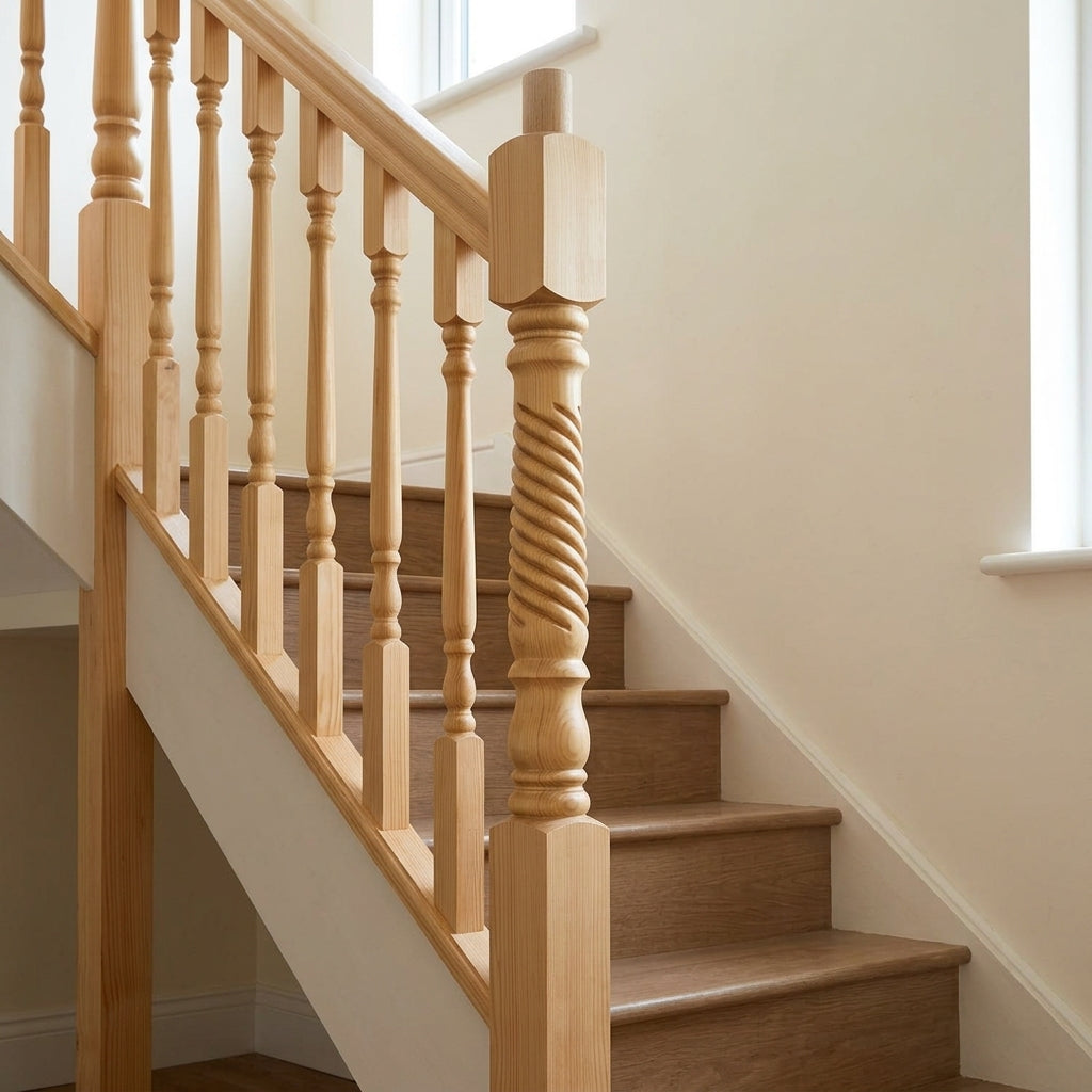 210mm Newel Post - Pine or Oak