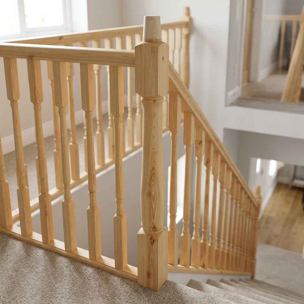210mm Newel Post – Pine or Oak
