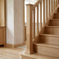 90mm Newel Post Oak 416 Peg Design
