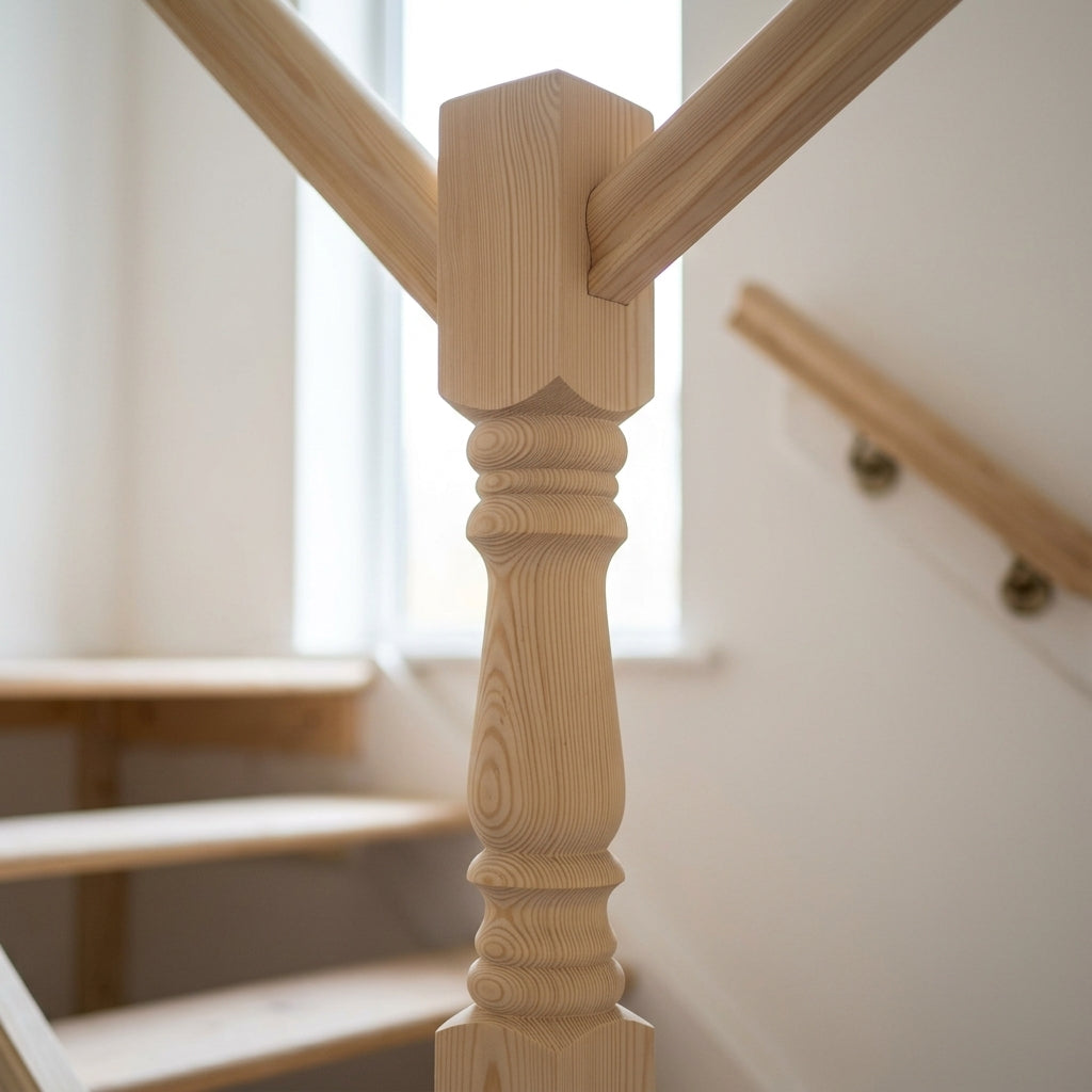 70mm Peg with 180mm Chamfered Block and 555mm Turned Section (view 2)