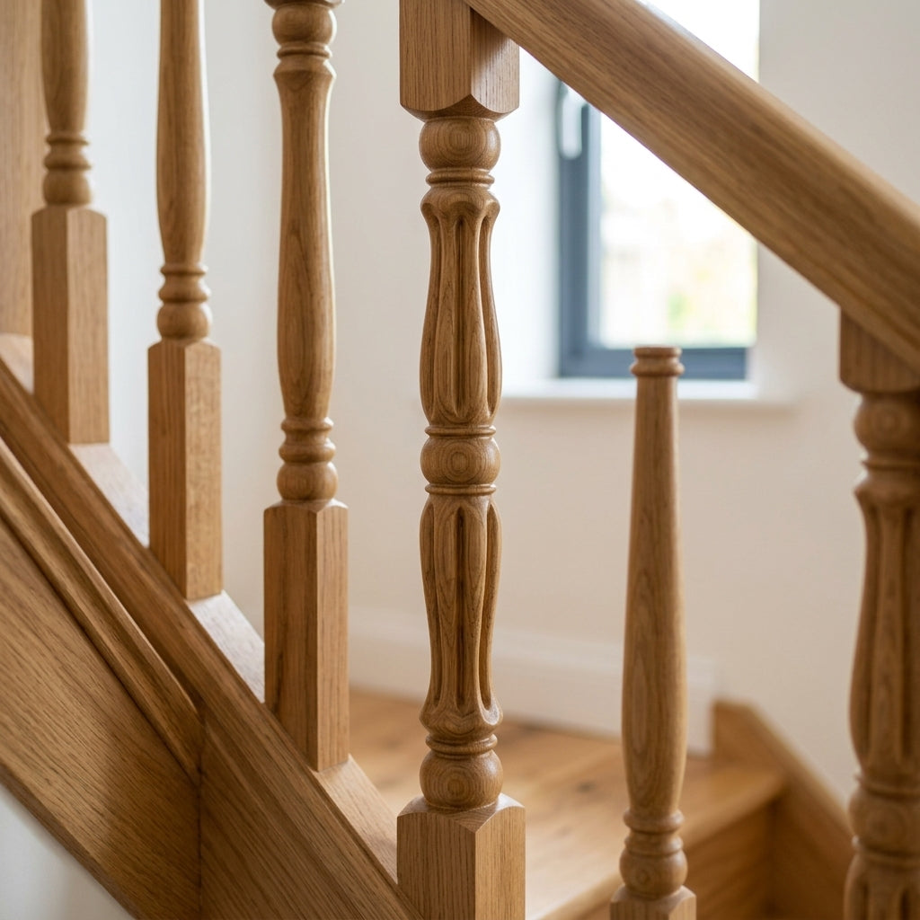 41-55mm Stair Spindle Pine or Oak (view 2)