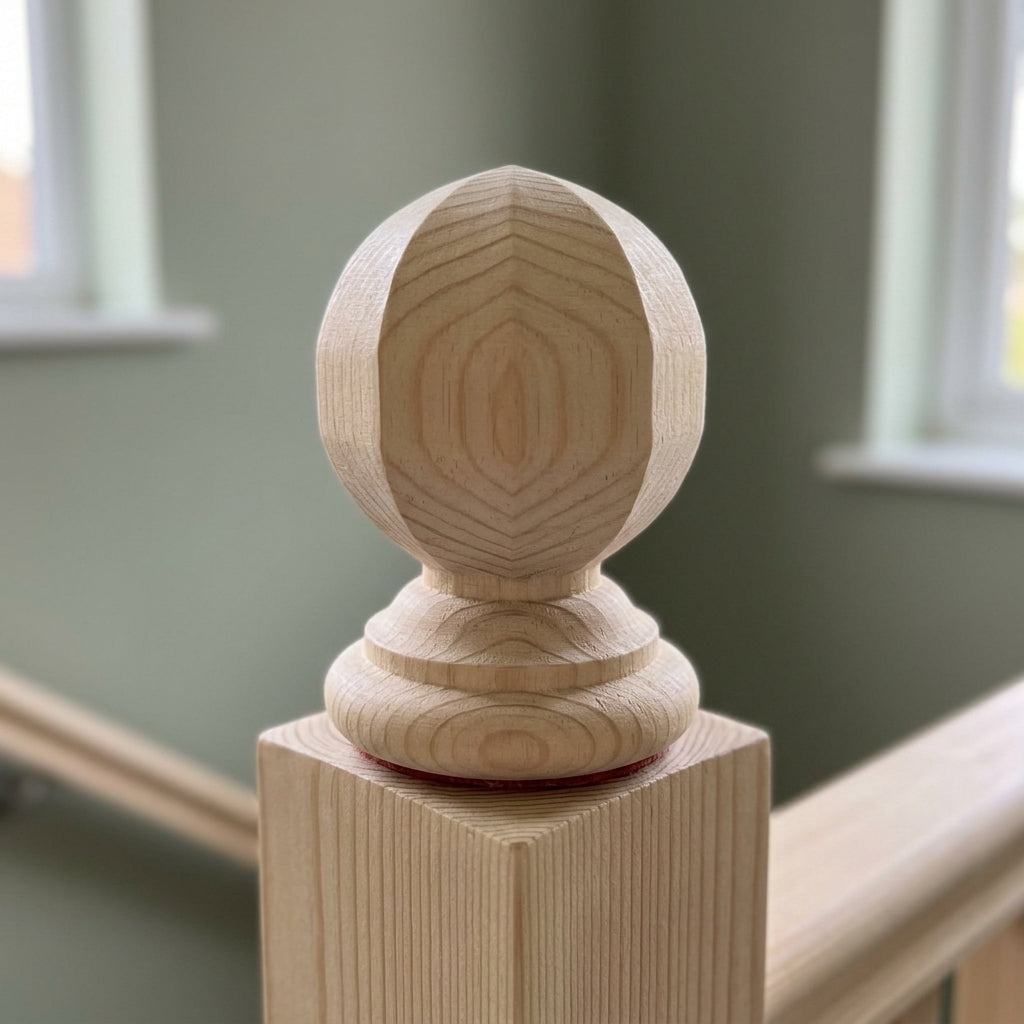 90mm Octagonal Cap Pine with Minor Imperfections (view 2)