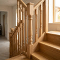 90mm Newel Post Oak Square Turned