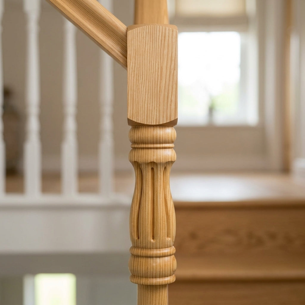 90mm Newel Post Pine 416 Peg (view 2)