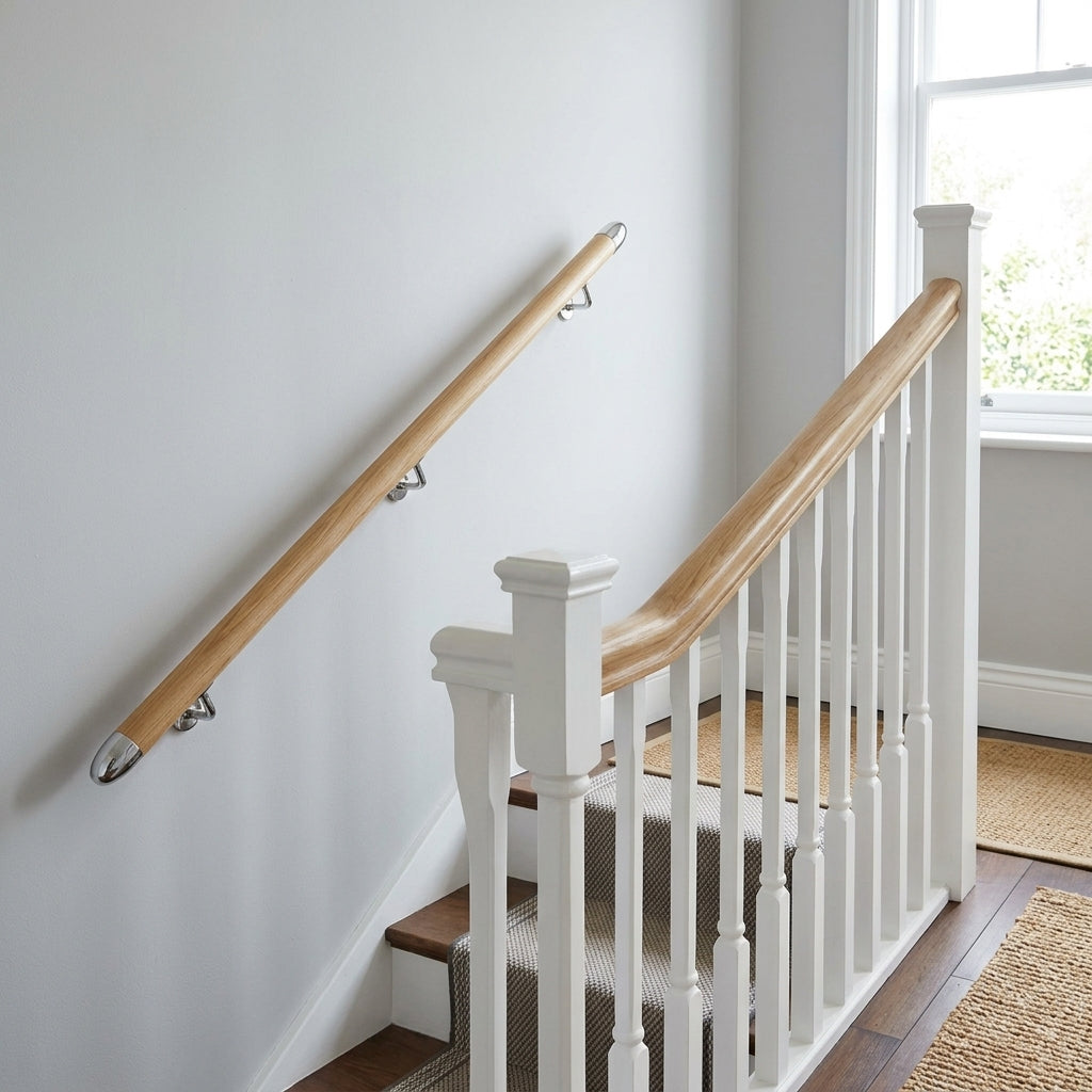54mm Wall-Mounted Round Handrail Kit