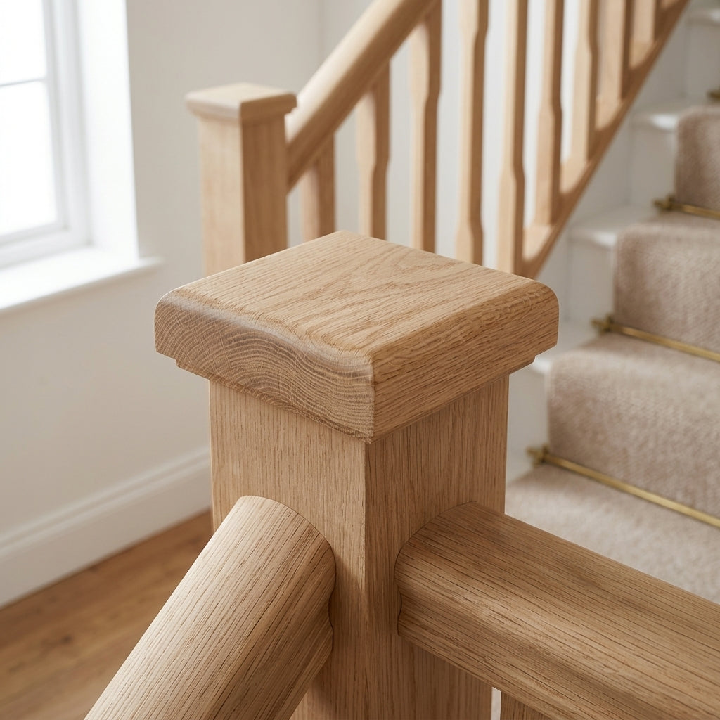 Newel Cap 90mm x 90mm Timber Unfinished
