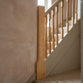 140mm x 1500mm Half Newel Pine Minor Damage