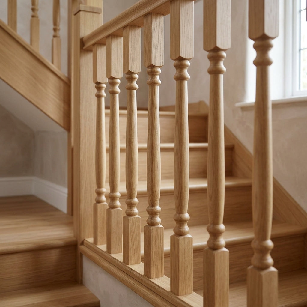 41-55mm Stair Spindle Pine or Oak Traditional Design