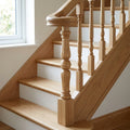 675mm Newel Post – Volute Peg – Pine/Oak