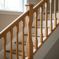 90mm Newel Post Pine or Oak with Flat Cap