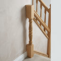 Half 210 Newel Post Pine or Oak 90mm