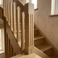 140mm Peg Oak Stairpart with Square Edges