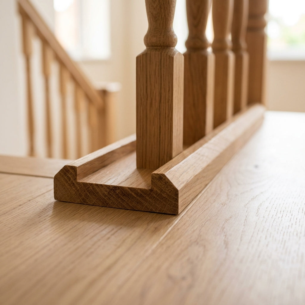 70 x 20mm Baserail with Infill - Solid Timber (view 2)