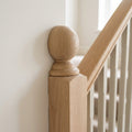 32mm Half Eden Turned Newel Cap Unfinished