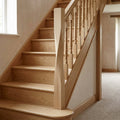 Half 210mm Alnwick Twist Newel Post Oak