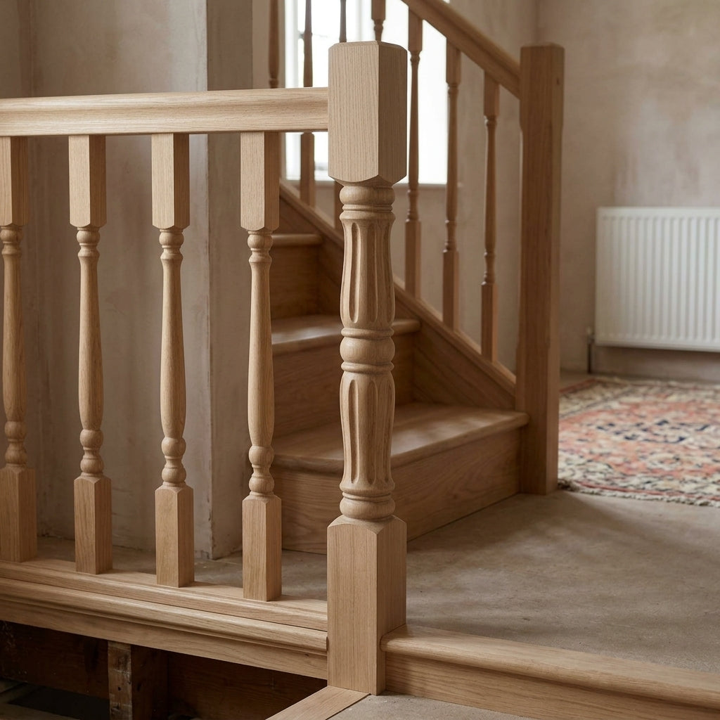 210mm Newel Post Pine or Oak