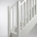 45mm x 1100mm Plain Square Spindle White Primed Pine